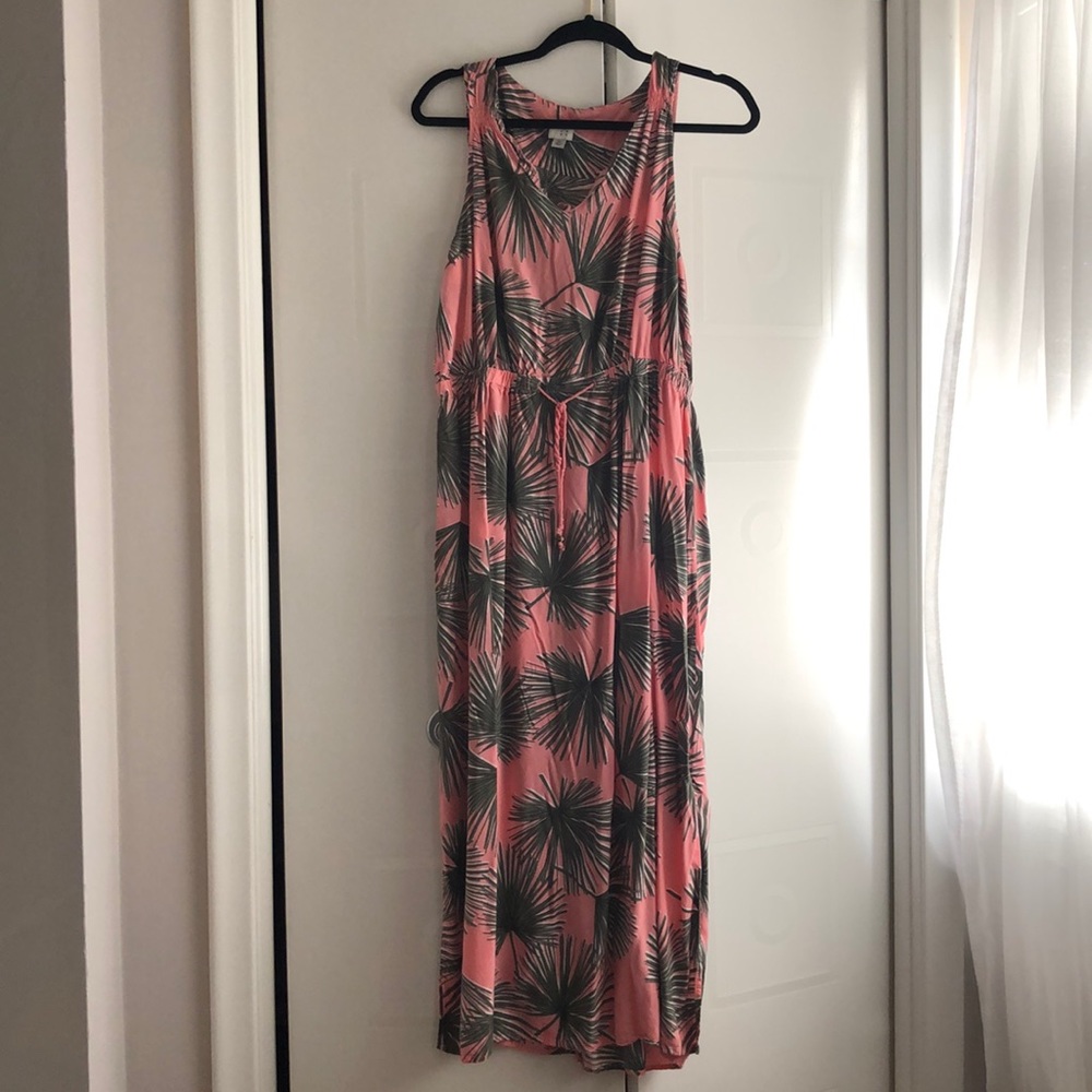 A New Day palm leaf maxi dress
